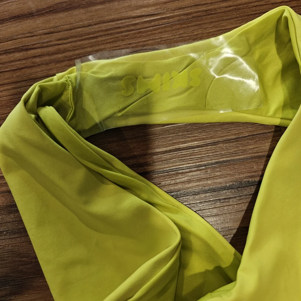 SKIMS Neon Lime High-Cut Bikini Bottom